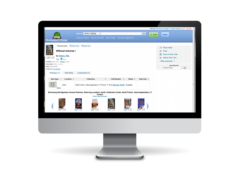 Preview of Koha OPAC